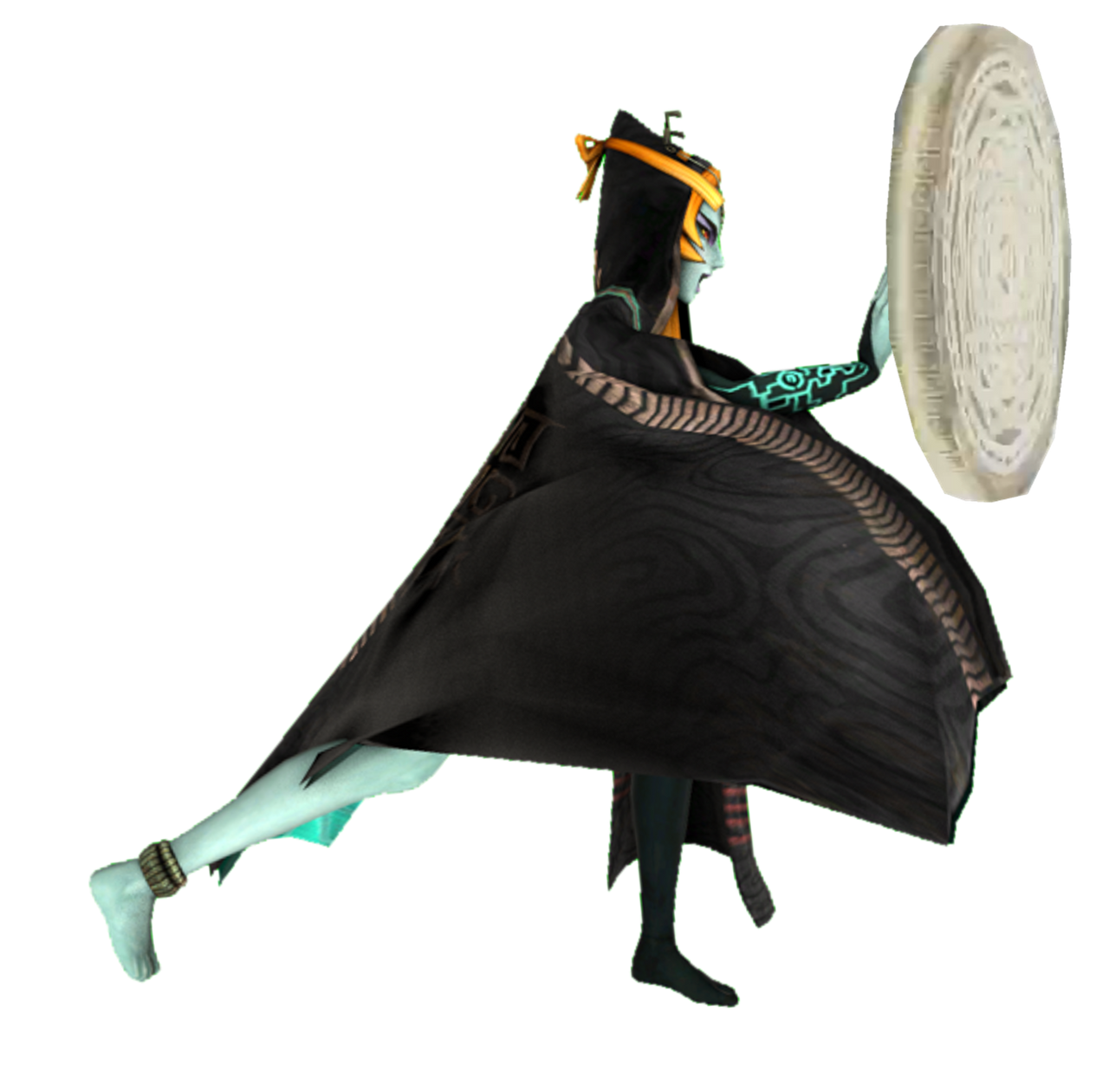 Midna Normal Form Midna (True Form) holding out her mirror by TransparentJiggly64 on ...