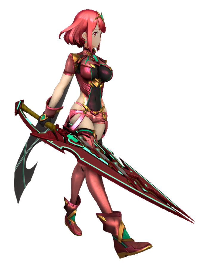 Pyra R64 Pyra (Uncensored) walking by TransparentJiggly64 on DeviantArt