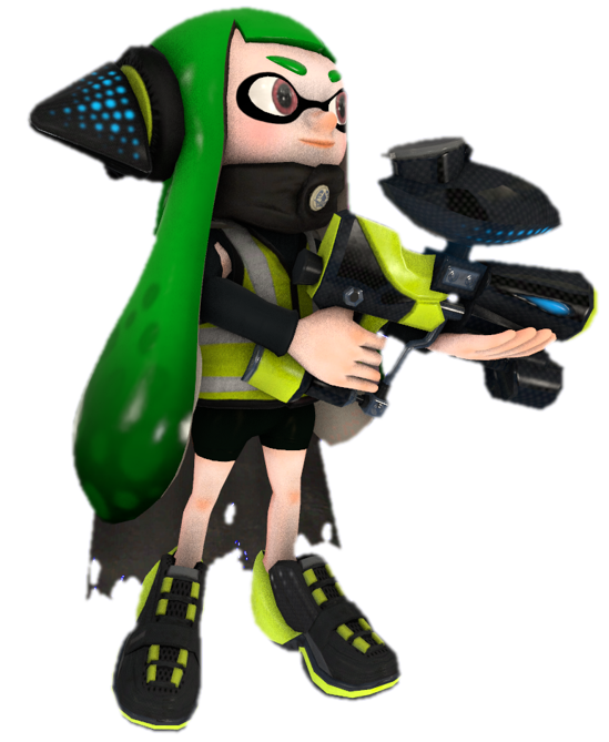 S1 Agent 3 (Green) standing with a Hero Shot by TransparentJiggly64 on
