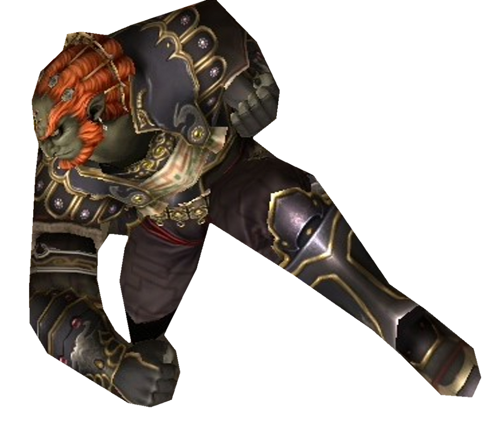 TP Ganondorf striking the ground by TransparentJiggly64 on DeviantArt