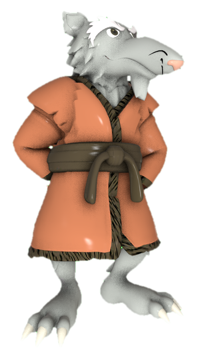 Master Splinter Standing by TransparentJiggly64 on DeviantArt