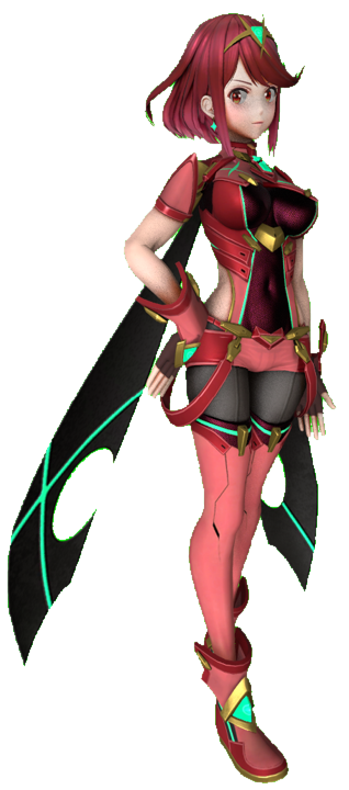 Pyra Hand Extended Pyra (Censored) with a hand on her hip by TransparentJiggly64 on DeviantArt