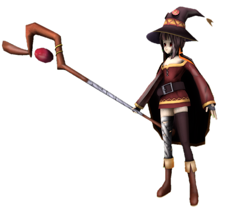 Megumin standing by TransparentJiggly64 on DeviantArt