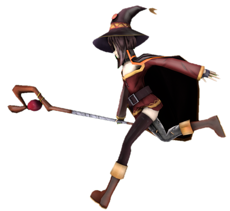 Megumin Running Megumin running by TransparentJiggly64 on DeviantArt