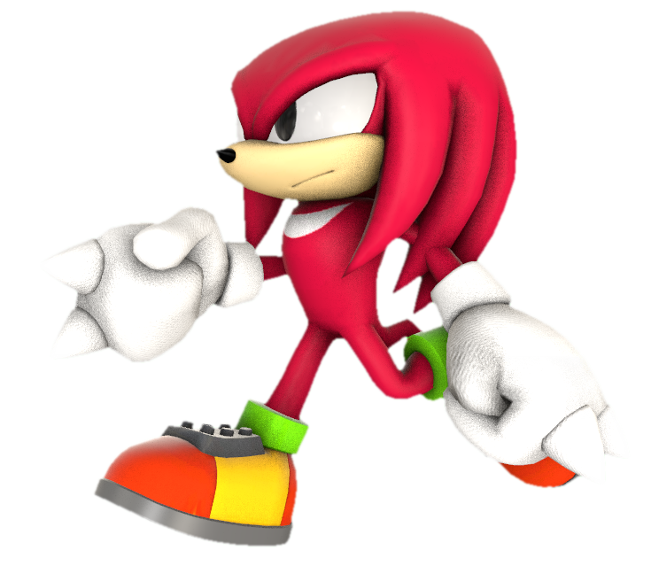 Classic Knuckles running by TransparentJiggly64 on DeviantArt