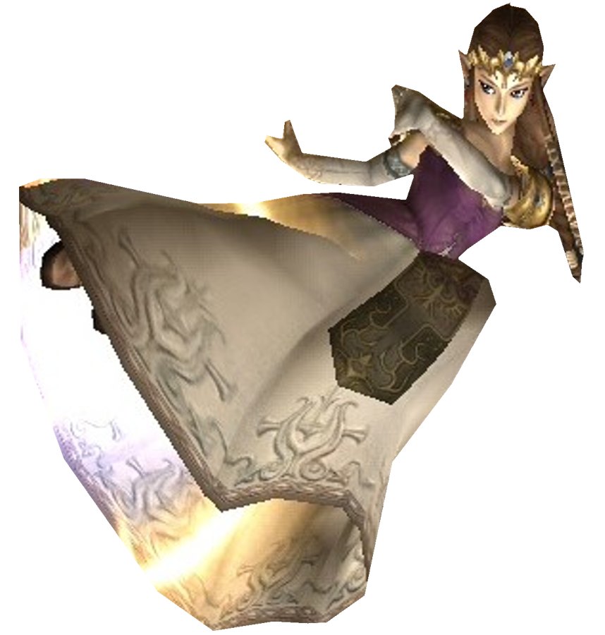 TP Zelda kicking behind her by TransparentJiggly64 on DeviantArt