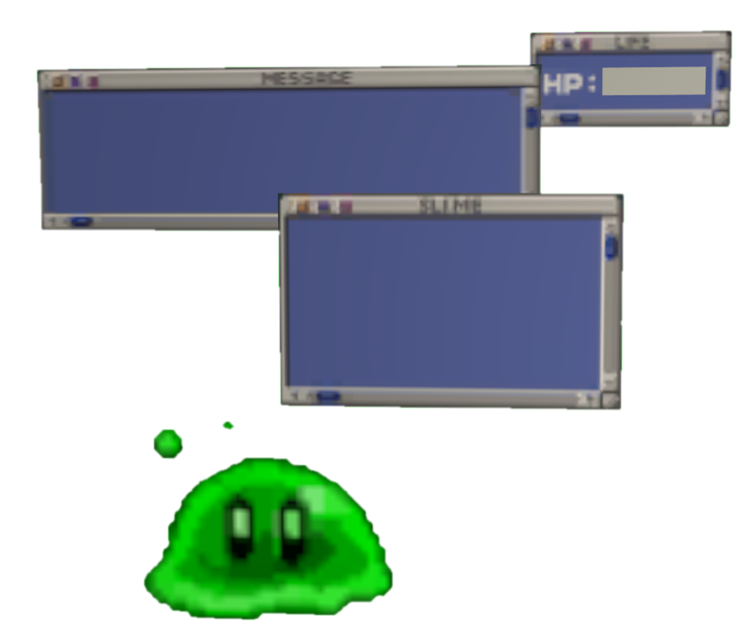 Battle Window summoning slime by TransparentJiggly64 on DeviantArt