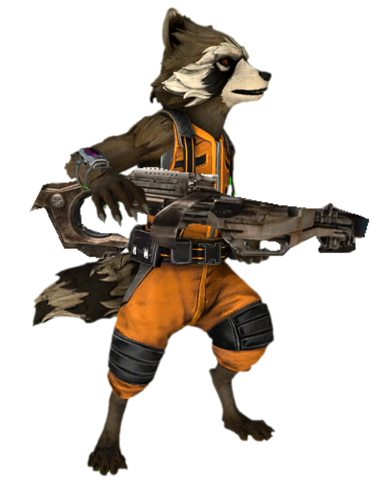 Weaponized Raccoon Rocket the Raccoon with a weapon by TransparentJiggly64 on DeviantArt