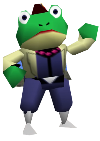 Smashremix Slippy standing by TransparentJiggly64 on DeviantArt