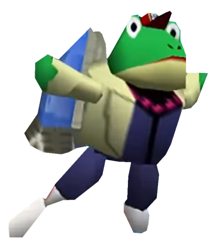 Smashremix Slippy in the air by TransparentJiggly64 on DeviantArt