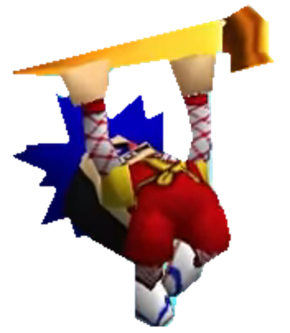 Smashremix Goemon striking upwards by TransparentJiggly64 on DeviantArt