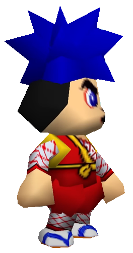 Smashremix Goemon standing by TransparentJiggly64 on DeviantArt