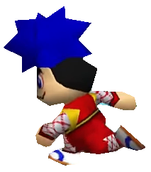 Smashremix Goemon running by TransparentJiggly64 on DeviantArt