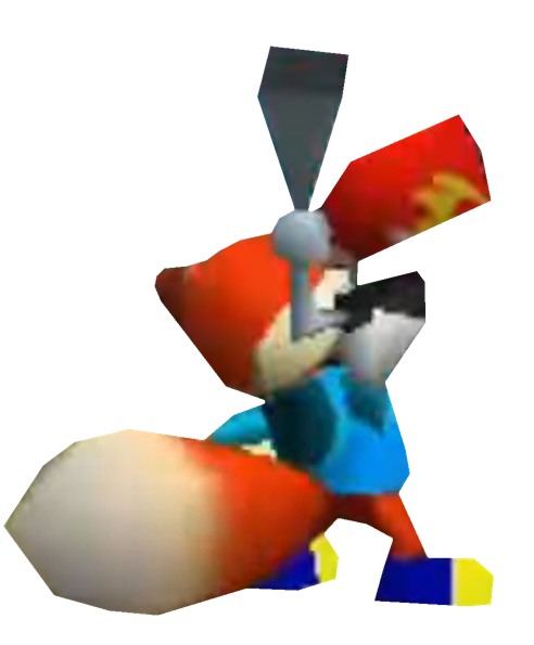 Smashremix Conker using a flamethrower by TransparentJiggly64 on DeviantArt