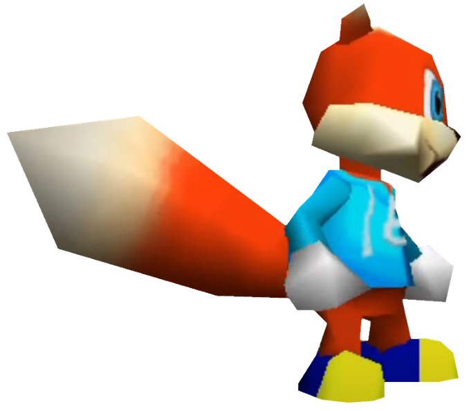 Smashremix Conker standing by TransparentJiggly64 on DeviantArt