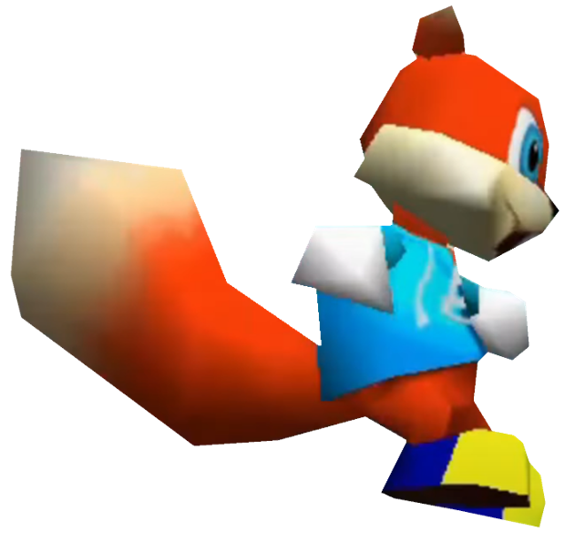 Smashremix Conker in the air by TransparentJiggly64 on DeviantArt