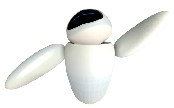 EVE against the screen