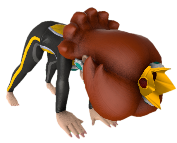 Daisy Handstand Wetsuit Daisy about to handstand by TransparentJiggly64 on DeviantArt