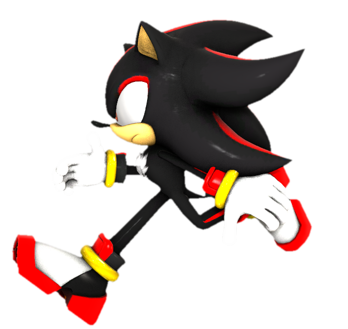 Shadow Running Render By Alsyouri2001 - Shadow The Hedgehog Sonic