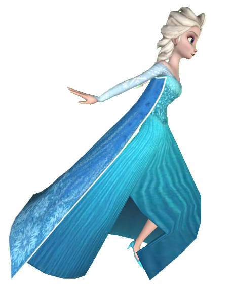 Elsa running by TransparentJiggly64 on DeviantArt