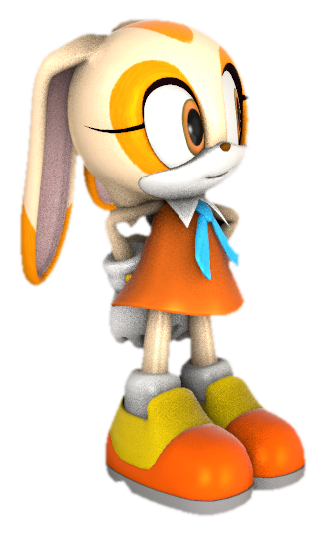 Cream The Rabbit Back View Cream the Rabbit with her hands behind her by TransparentJiggly64 on ...