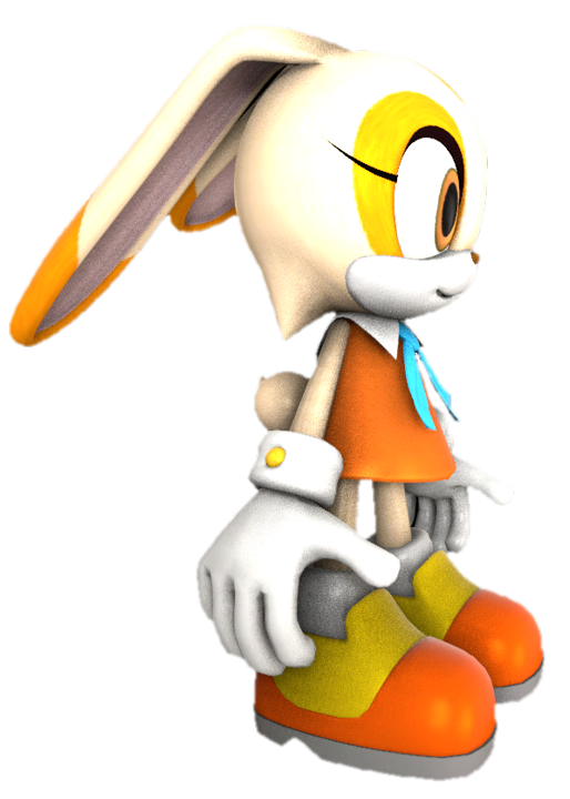 Cream the Rabbit Standing by TransparentJiggly64 on DeviantArt
