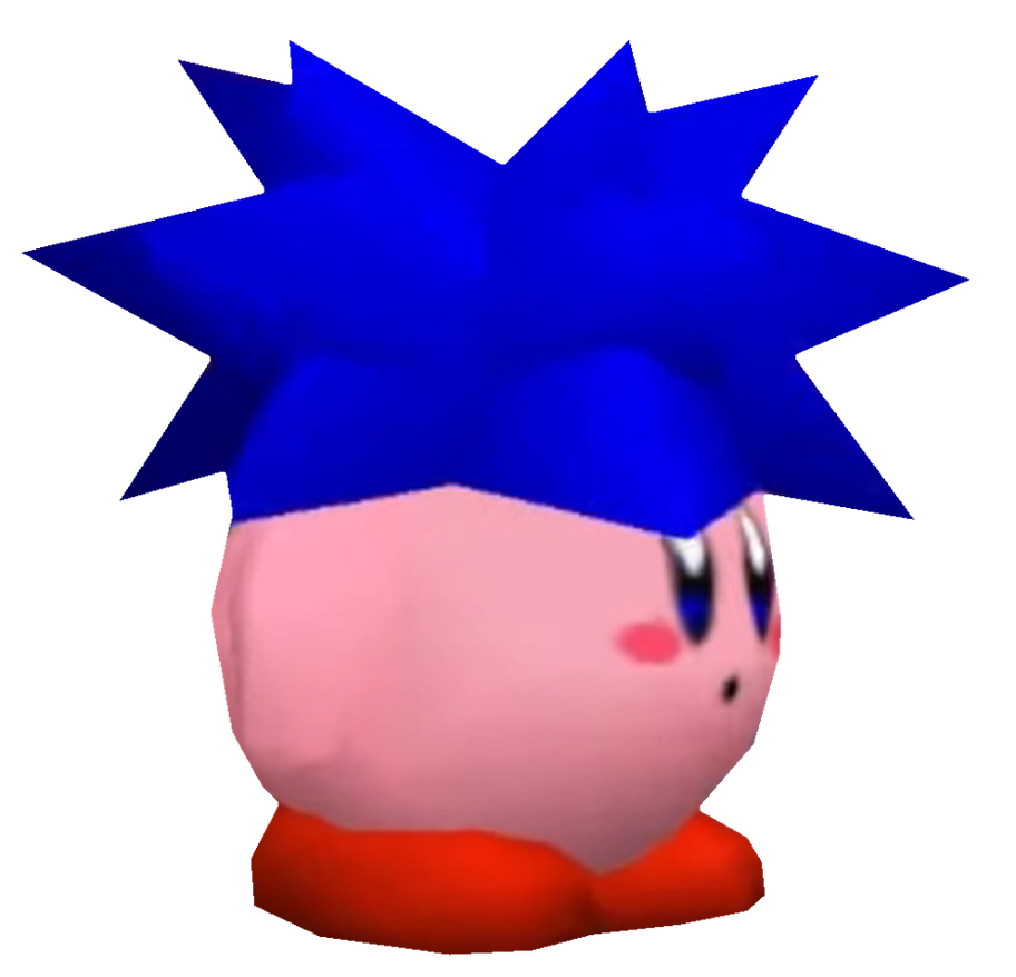 Goemon Kirby (SmashRemix) standing by TransparentJiggly64 on DeviantArt