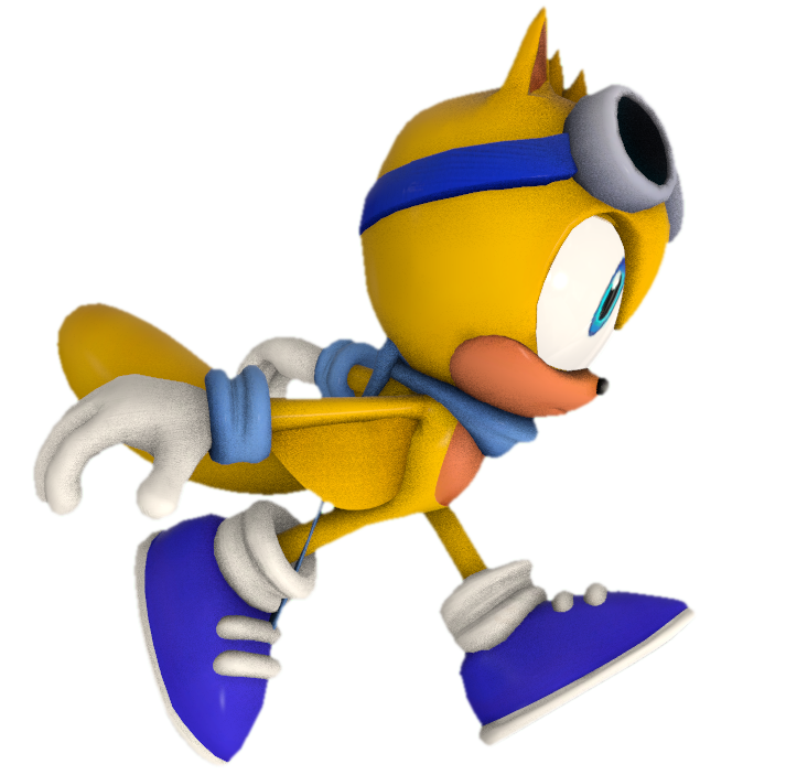 Ray the flying Squirrel running by TransparentJiggly64 on DeviantArt