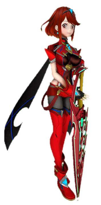 Pyra Weapon Form Pyra (C7) with her sword by TransparentJiggly64 on DeviantArt