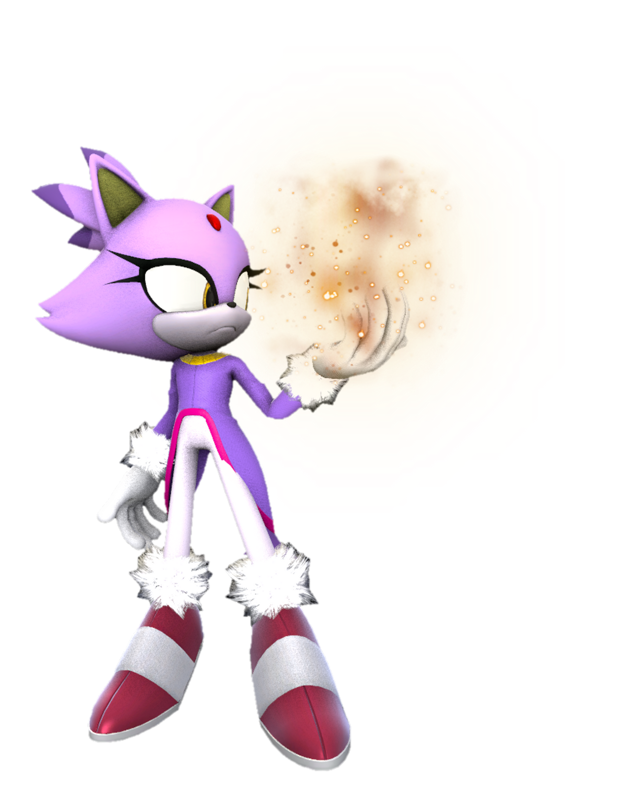 Blaze the Cat creating fire 2 by TransparentJiggly64 on DeviantArt