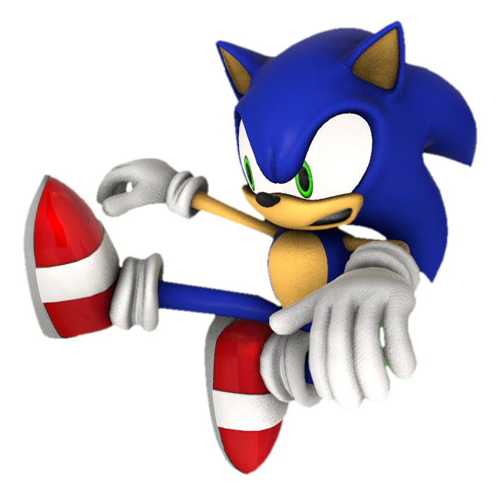 Classic Sonic Running Render by Nintega-Dario on DeviantArt