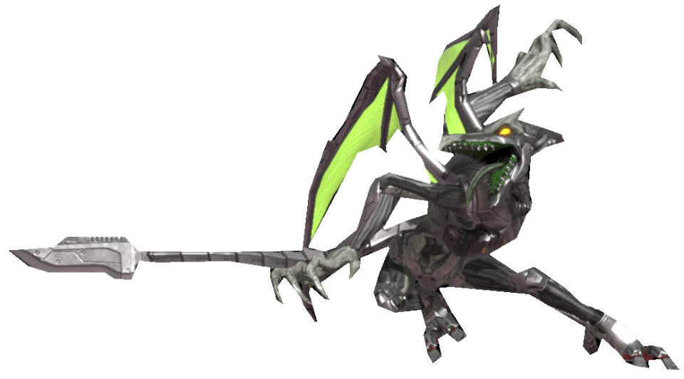 Mecha Ridley stabbing with his tail by TransparentJiggly64 on DeviantArt