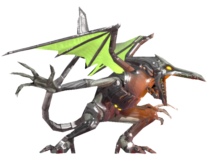 Mecha Ridley roaring forward by TransparentJiggly64 on DeviantArt