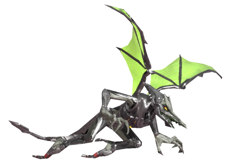 Mecha Ridley gliding by TransparentJiggly64 on DeviantArt