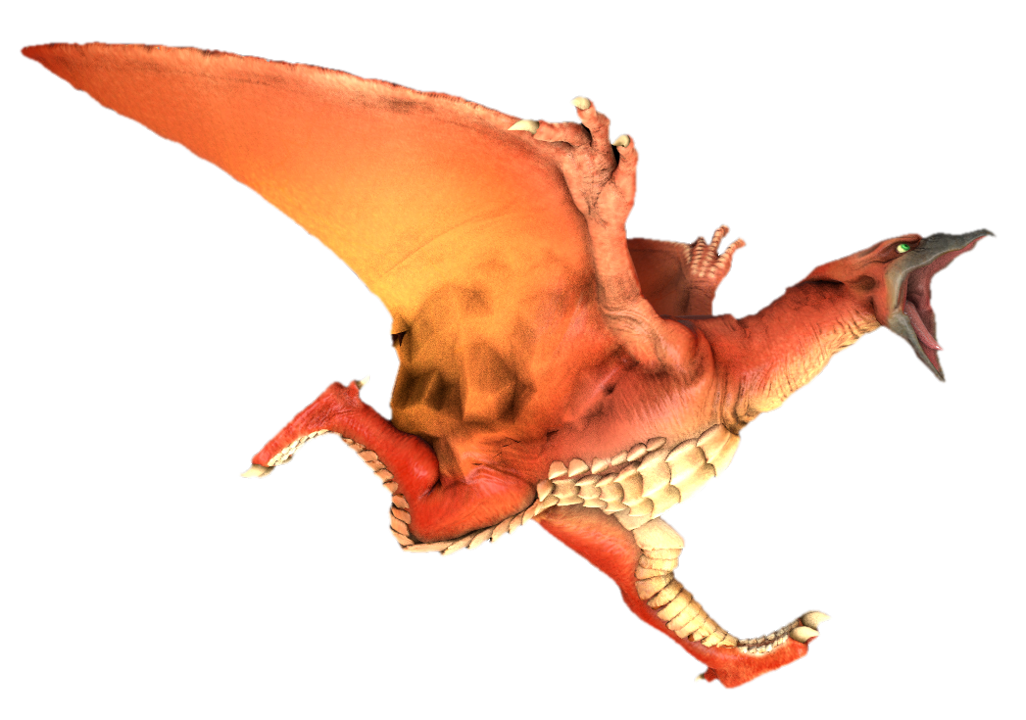 Rodan running and screaming by TransparentJiggly64 on DeviantArt