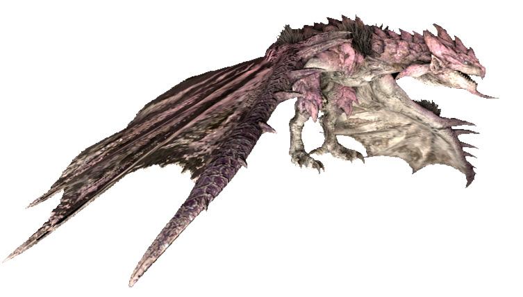 Pink Rathian standing 2 by TransparentJiggly64 on DeviantArt