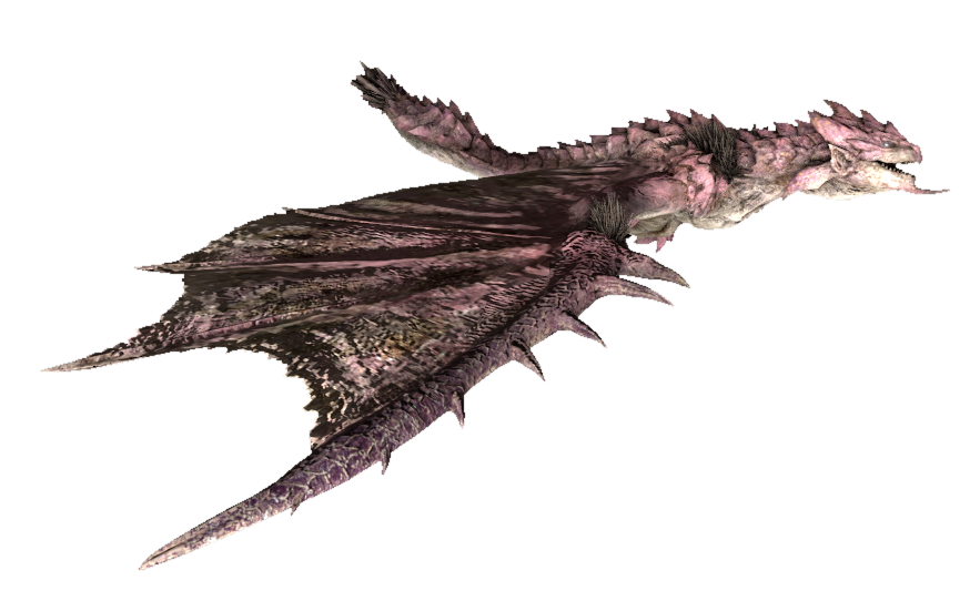 Pink Rathian flapping its wings by TransparentJiggly64 on DeviantArt