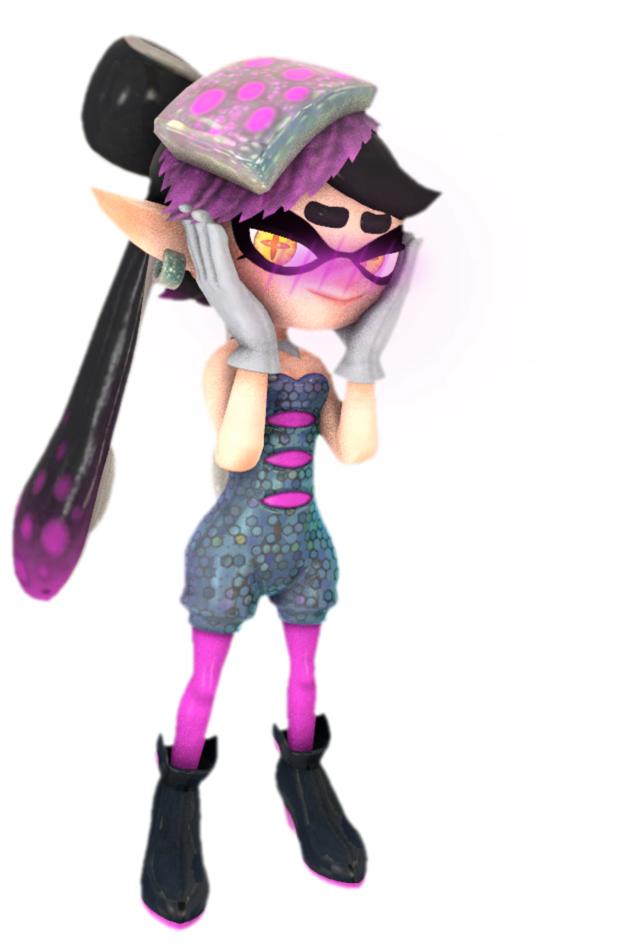 Idol Callie Blushing (Ink Color) by TransparentJiggly64 on DeviantArt