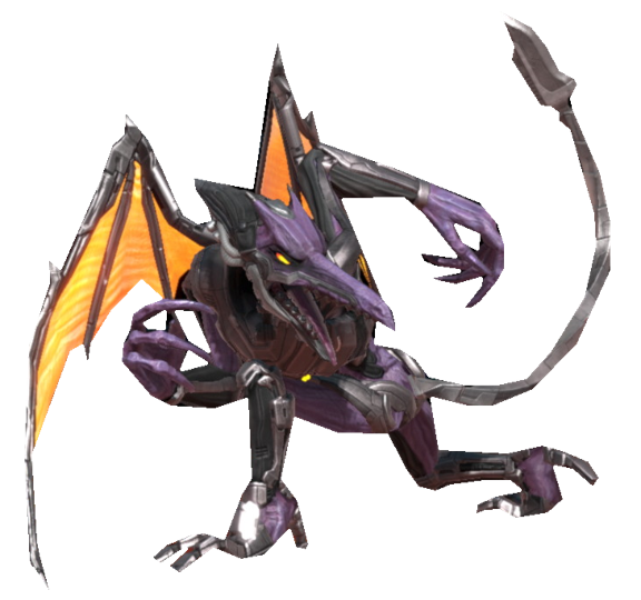 Meta Ridley turning around by TransparentJiggly64 on DeviantArt