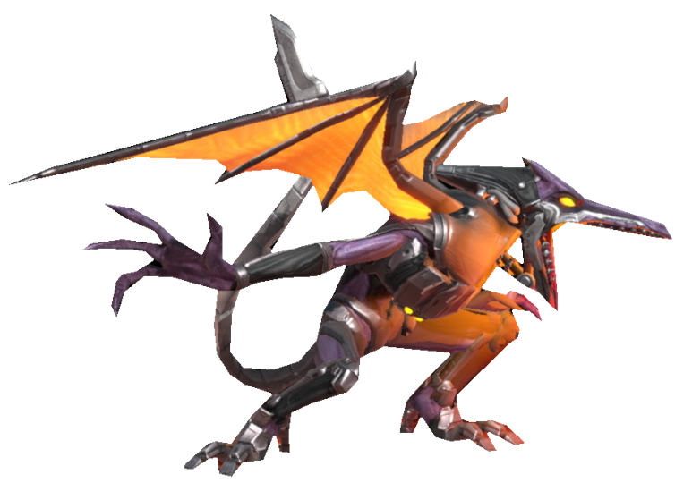 Meta Ridley roaring by TransparentJiggly64 on DeviantArt