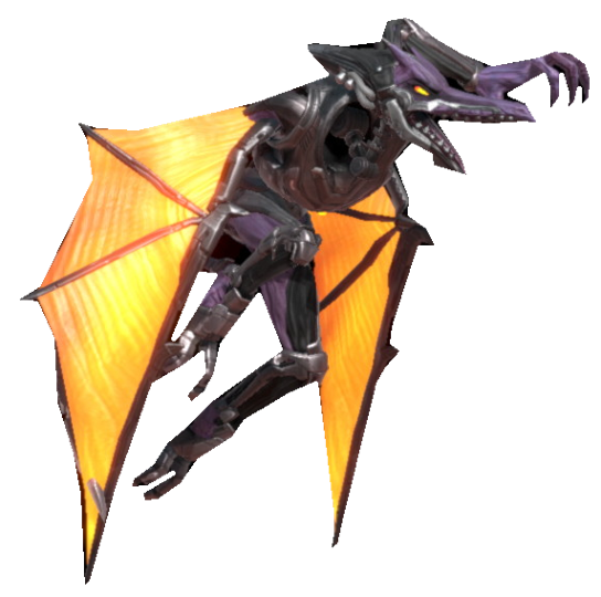 Meta Ridley in the air by TransparentJiggly64 on DeviantArt