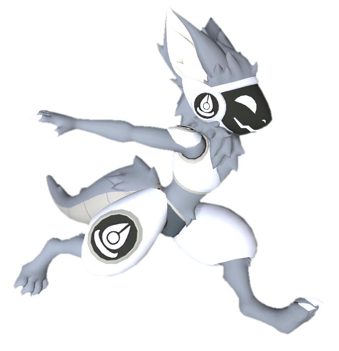 Protogen running by TransparentJiggly64 on DeviantArt