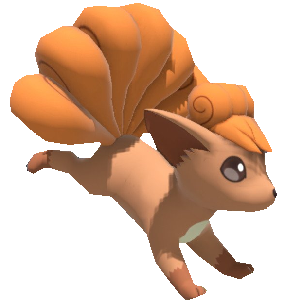 Vulpix (Normal) leaping by TransparentJiggly64 on DeviantArt