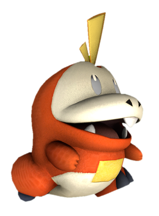 Fuecoco walking by TransparentJiggly64 on DeviantArt