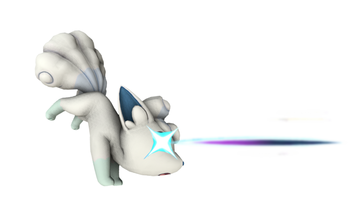 Alolan Vulpix using Disable by TransparentJiggly64 on DeviantArt