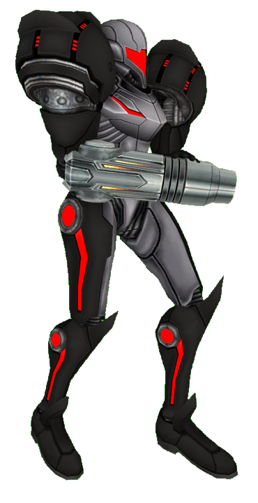 Phazon Suit Samus standing by TransparentJiggly64 on DeviantArt