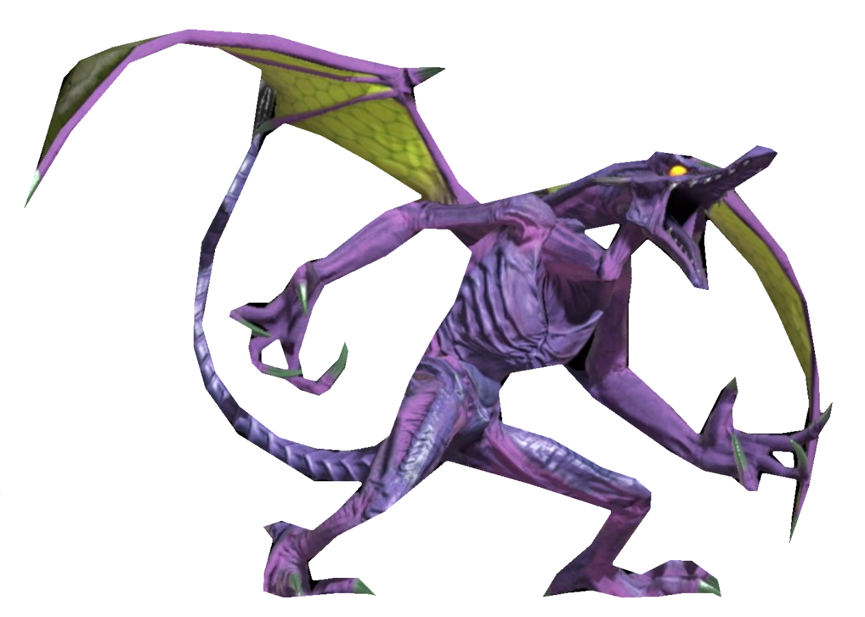 Retro Ridley screeching upwards by TransparentJiggly64 on DeviantArt