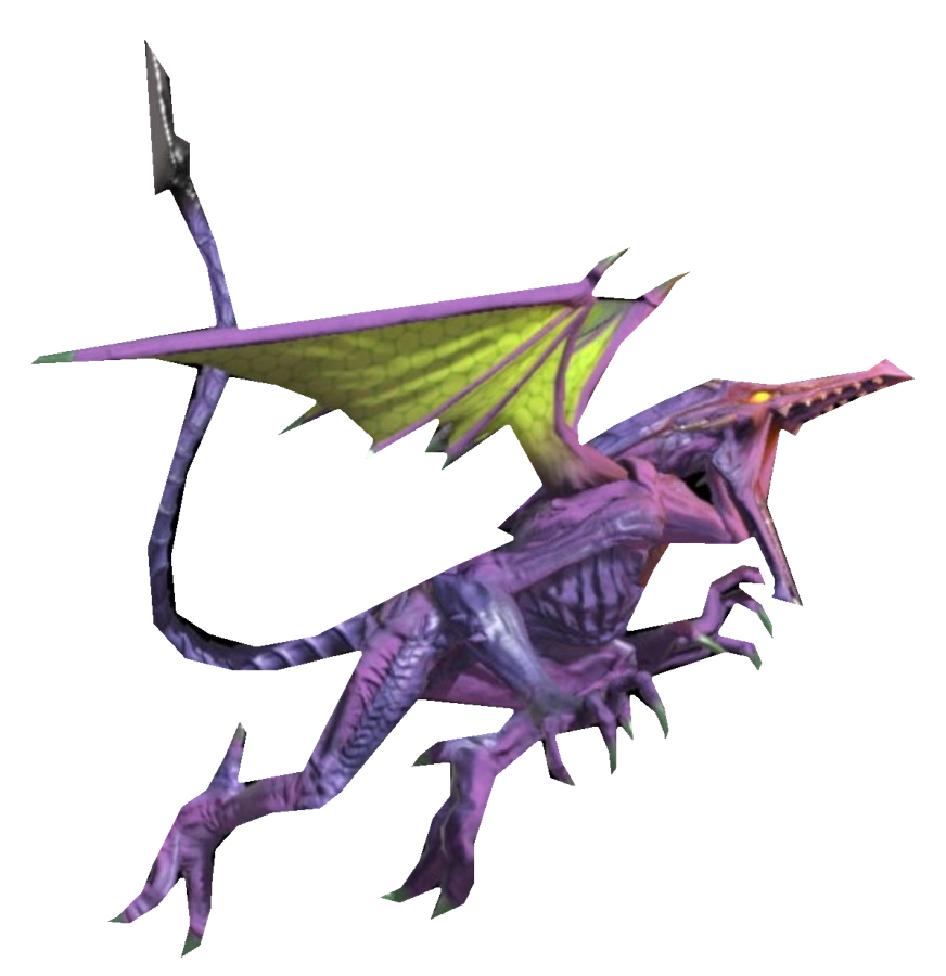 Retro Ridley roaring by TransparentJiggly64 on DeviantArt