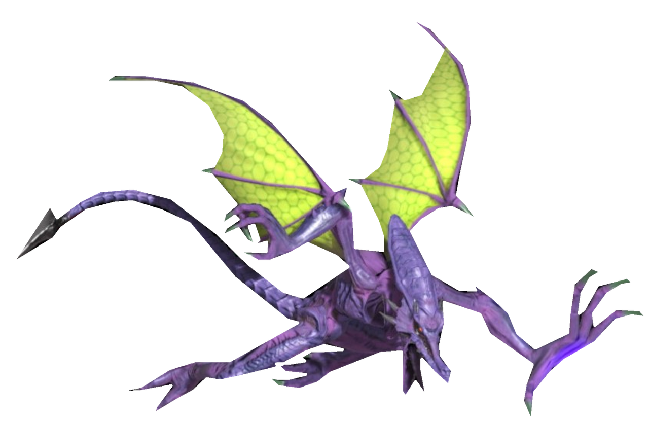 Retro Ridley reaching forward by TransparentJiggly64 on DeviantArt