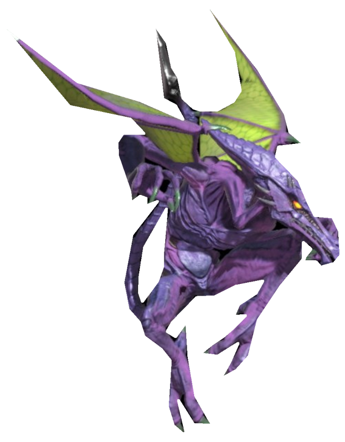 Retro Ridley in the air by TransparentJiggly64 on DeviantArt